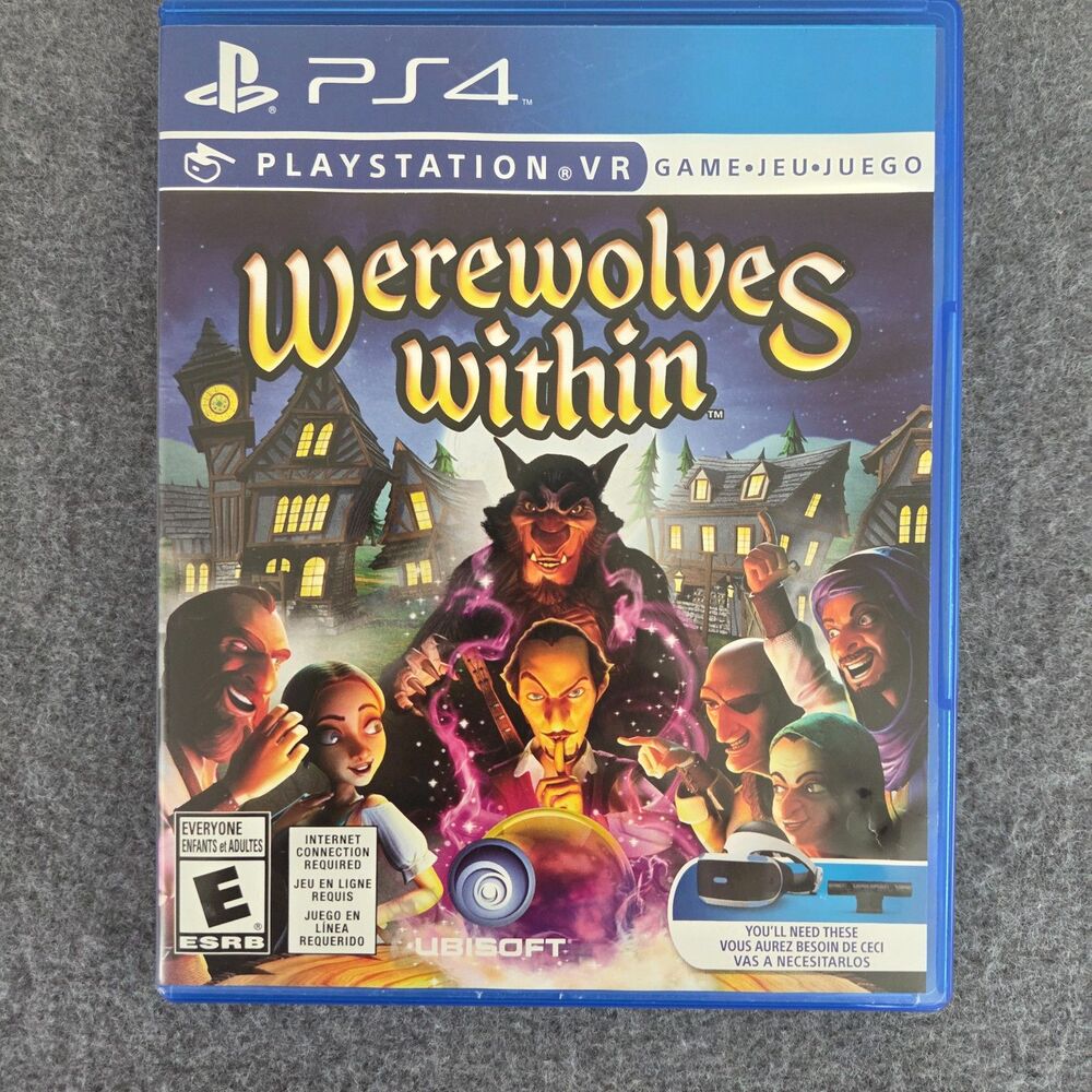 Werewolves Within PS VR PS4 Game Complete CIB Ubisoft Party